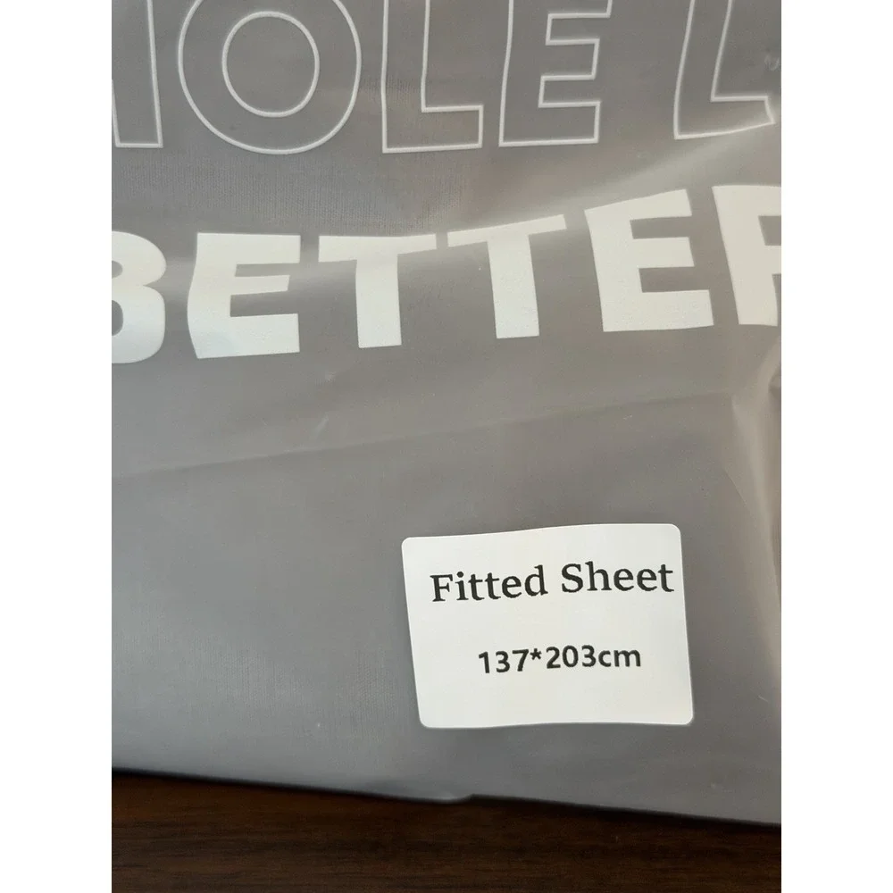 The Grounding Company FULL XL Fitted Sheet 137x203cm Gray Earthing Sleep Therapy